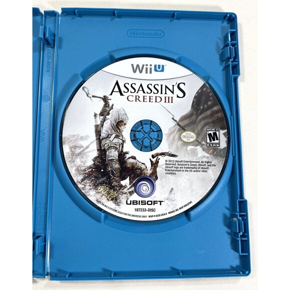 Assassin's Creed III Nintendo Wii U 2012 Complete With Manual Tested - Picture 6 of 9